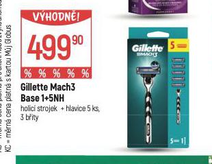 GILLETTE MACH3 HOLIC STROJEK + HLAVICE