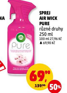 SPREJ AIR WICK PURE