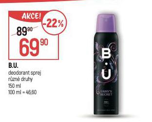 B.U. DEODORANT SPREJ