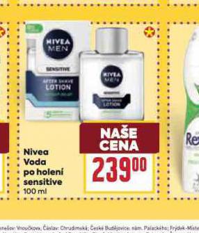 NIVEA VODA PO HOLEN SENSITIVE