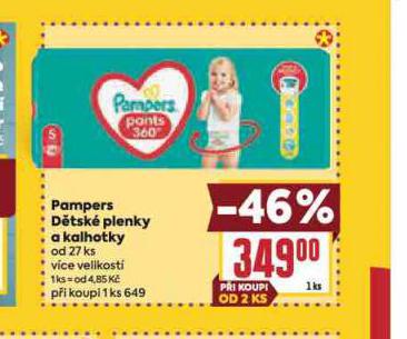 PAMPERS DTSK PLENKY