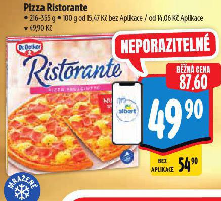 DR. OETKER RISTORANTE PIZZA BEZ LEPKU A LAKTZY