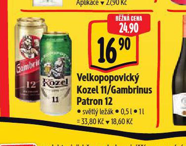 PIVO GAMBRINUS PATRON 12