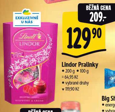 LINDOR PRALINKY