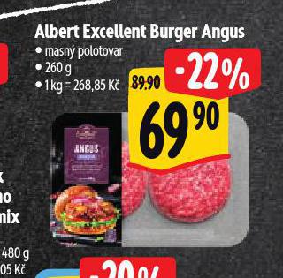 ALBERT EXCELLENT BURGER ANGUS