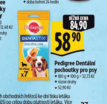 PEDIGREE DENTLN POCHOUTKA PRO PSY