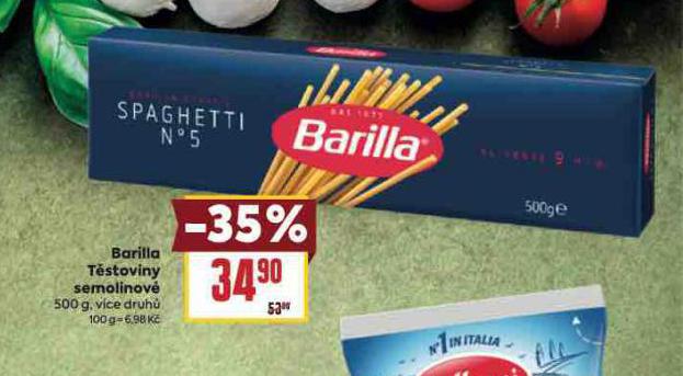 BARILLA TSTOVINY SEMOLINOV