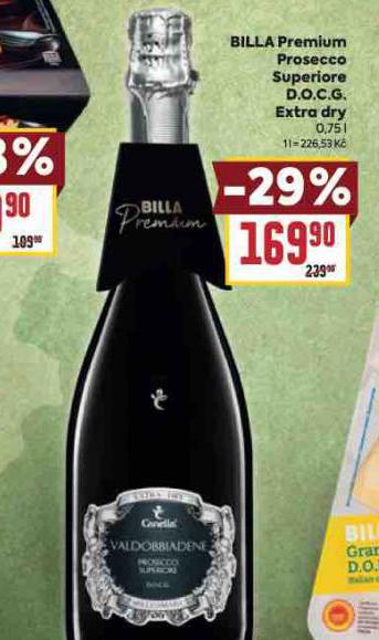 BLLA PREMIUM PROSECCO SUPERIORE D.O.C.G. EXTRA DRY