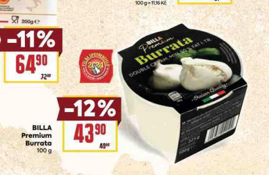 BILLA PREMIUM BURRATA