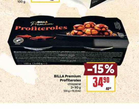 BILLA PREMIUM PROFITEROLES