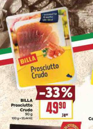 BILLA PROSCIUTTO CRUDO