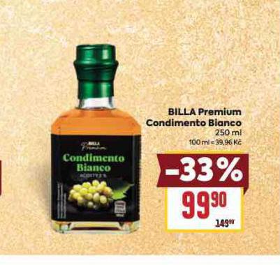 BILLA PREMIUM CONDIMENTO BIANCO