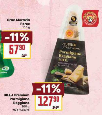 BILLA PREMIUM PARMIGIANO REGGIANO