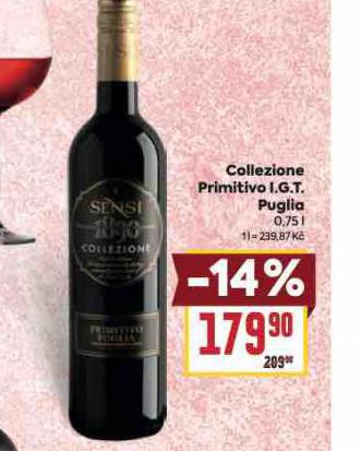 COLLEZIONE PRIMITIVO I.G.T. PUGLIA