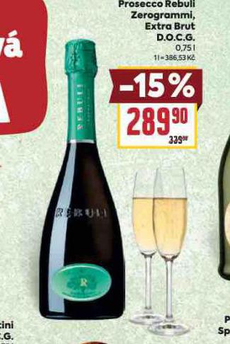 PROSECCO REBULI ZEROGRAMMI, EXTRA BRUT D.O.C.G.