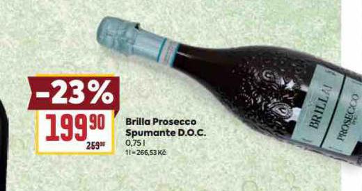 BRILLA PROSECCO SPUMANTE D.O.C.