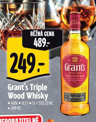 GRANT'S TRIPLE WOOD WHISKY