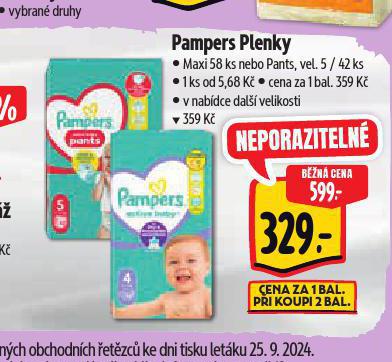 PAMPERS PLENKY