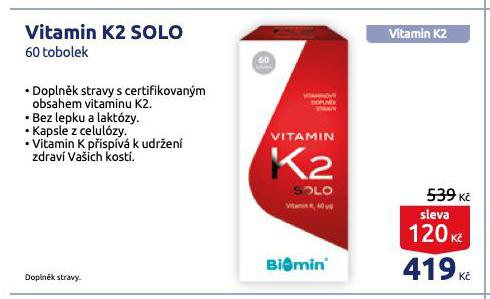 VITAMIN K2 SOLO