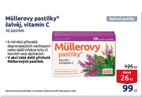 MULLEROVY PASTILKY