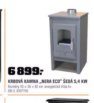 KRBOV KAMNA NERA ECO ED 5,4 KW