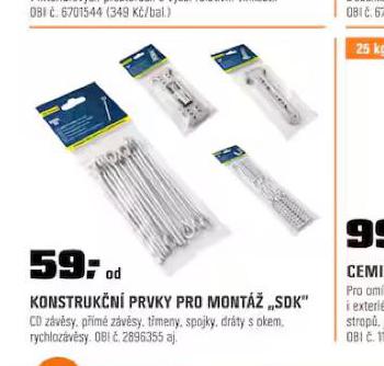 KONSTRUKN PRVKY PRO MONT SDK