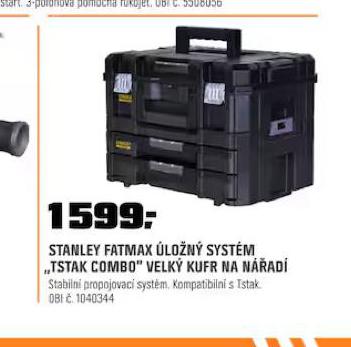 STANLEY FATMAX LON SYSTM TSTAK COMBO VELK KUFR NA NAD