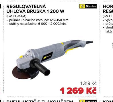 REGULOVATELN HLOV BRUSKA 1200 W