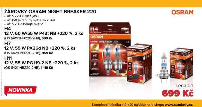 ROVKY OSRAM NIGHT BREAKER 220 H7