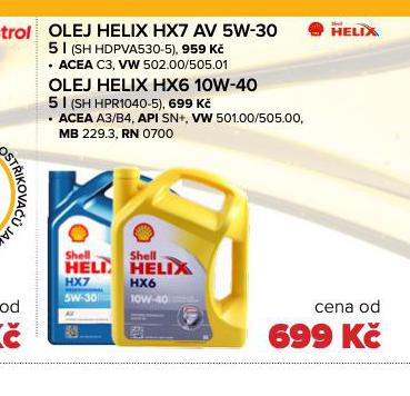 MOTOROV OLEJ HELIX HX6 10W-40