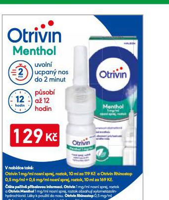 OTRIVIN MENTHOL