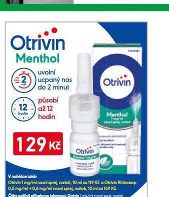 OTRIVIN MENTHOL