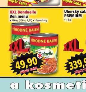 XXL BONDUELLE BON MENU