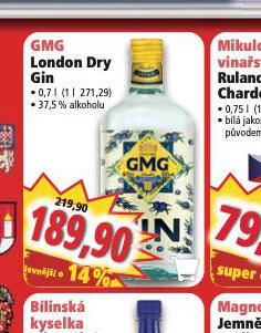 GMG LONDON DRY GIN