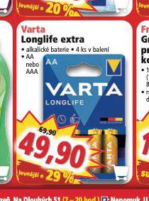 VARTA LONGLIFE EXTRA