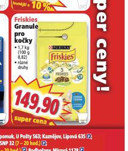 FRISKIES GRANULE PRO KOKY