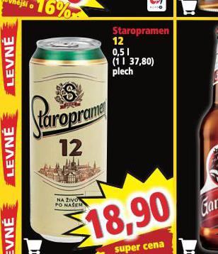 PIVO STAROPRAMEN 12