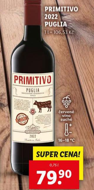 PRIMITIVO 2022 PUGLIA