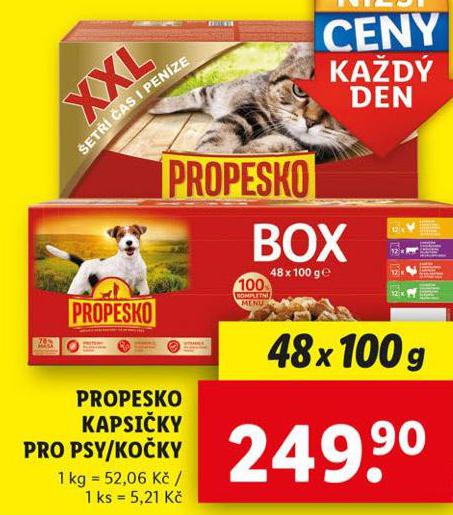 PROPESKO KAPSIKY PRO KOKY