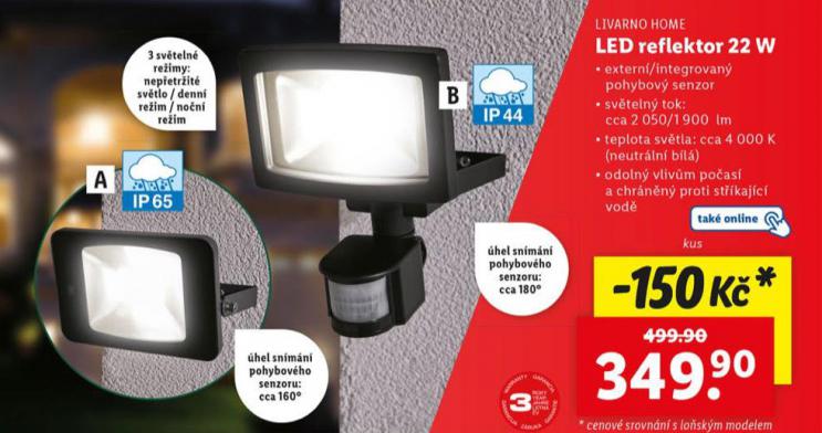 LED REFEKTOR 22 W