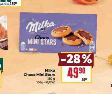 MILKA CHOCO MINI STARS