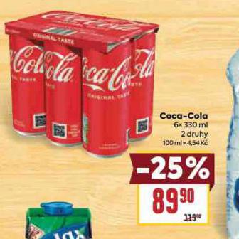 COCA COLA 6x 0,33 l