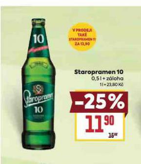 PIVO STAROPRAMEN 10