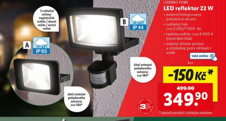 LED REFLEKTOR 22 W