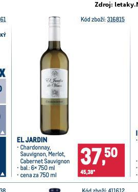 EL JARDIN CHARDONNAY