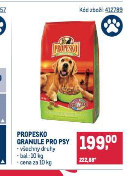 PROPESKO GRANULE PRO PSY