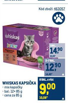 WHISKAS KAPSIKY PRO KOKY