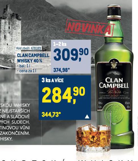 CLAN CAMPBELL WHISKY