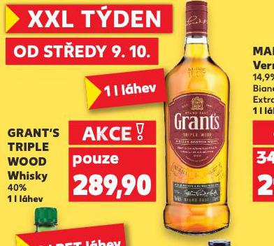 GRANTS TRIPLE WOOD WHISKY