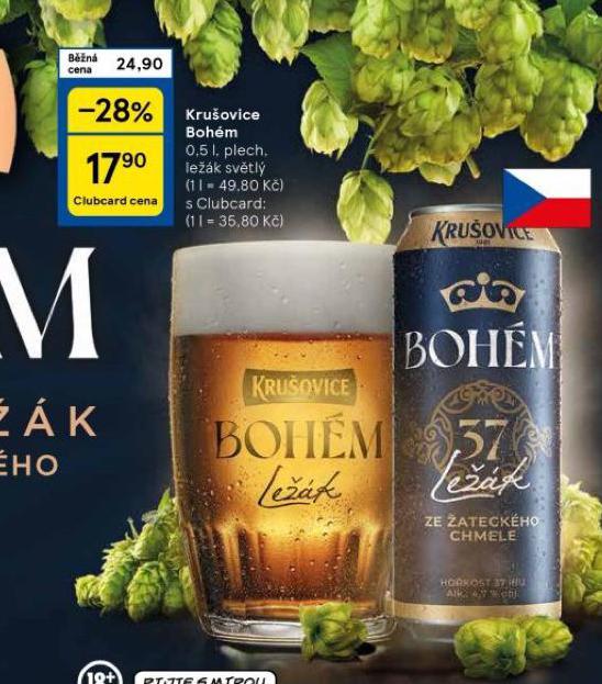 PIVO KRUOVICE BOHM